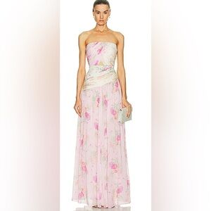 LoveShackFancy Pintil Dress in Garden Sunset